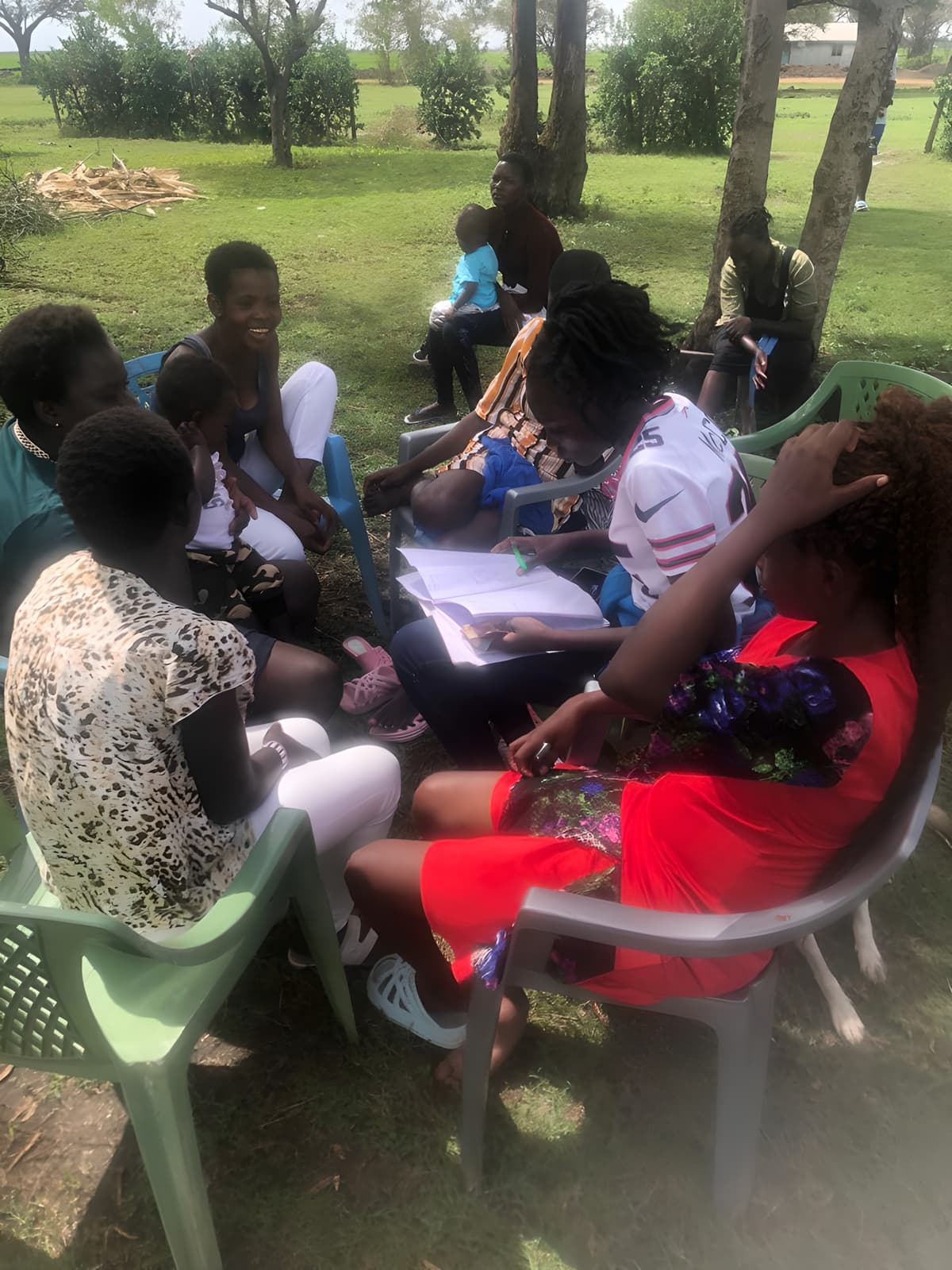 Our team working together